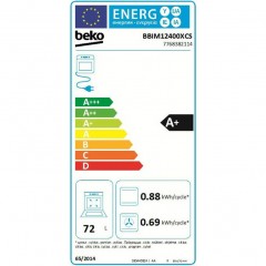 Beko BBIM12400XCS Φούρνος άνω Πάγκου 72lt Π59.4εκ. Inox
